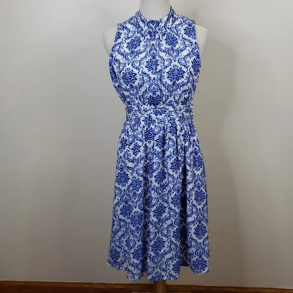 Azalea Dresses | Azalea Paisley Blue & White Dress Size S | Color: Blue/White | Size: S | Lycanluna2's Closet Azalea Dresses | Azalea Paisley Blue & White Dress Size S | Color: Blue/White | Size: S | Lycanluna2's Closet